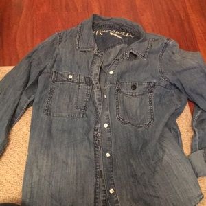 chambray jean shirt - madewell
